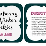 cranberry winter cookies