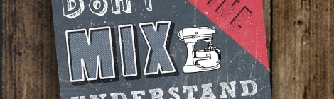 DIY Printable Valentine 'Don't Mix Understand'
