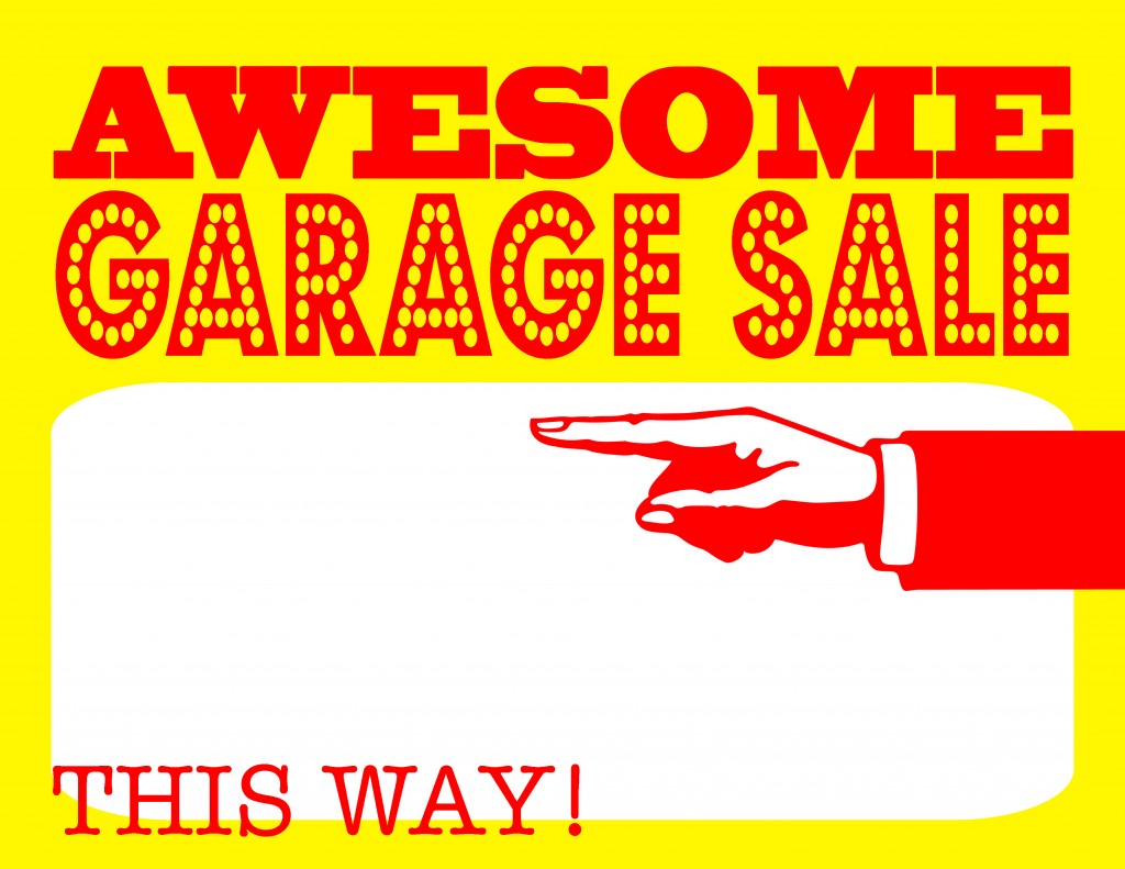 Garage Sale Signs Printable